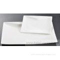 crockery artwork hand made logo hand-made handpaint hand-paint rectangular plate